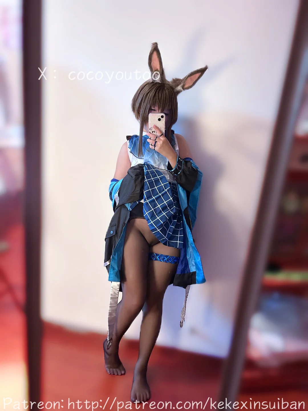 黑猫的窝 - No.020 Amiya [23P-32MB] tg@simisebaisi 【丝足阁】007.webp